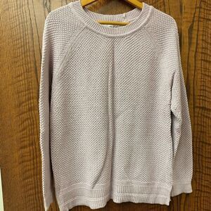 OLD navy open knit soft pink raglan sweater‎